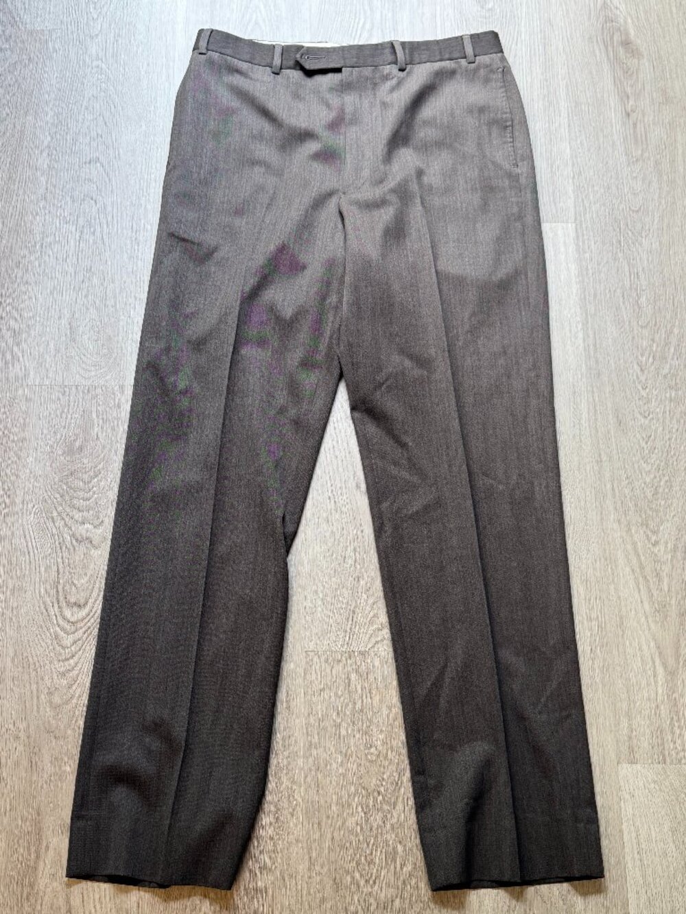Brooks Brothers 346 Wool Trousers 36x34 Brown Quiet Luxury  Slacks 4055